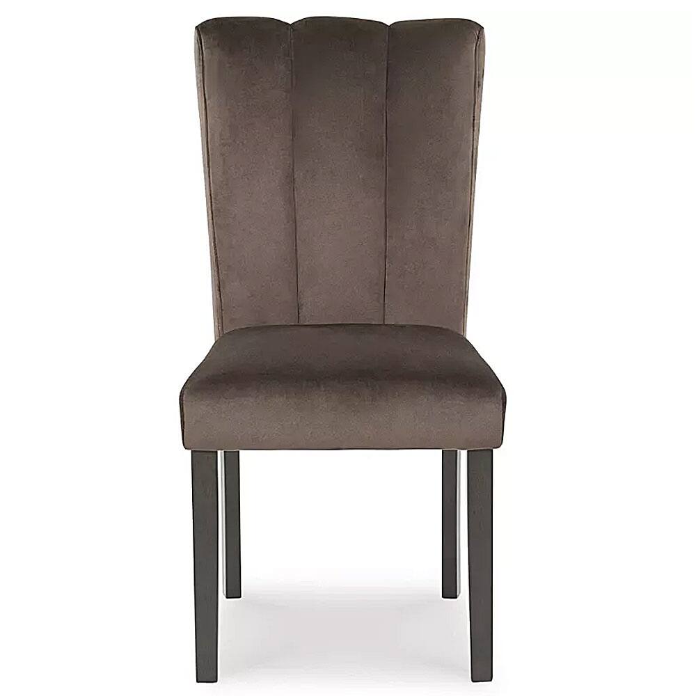 Left. Ashly - Zendalia Dining Chairs — Set of 2 - Brown.