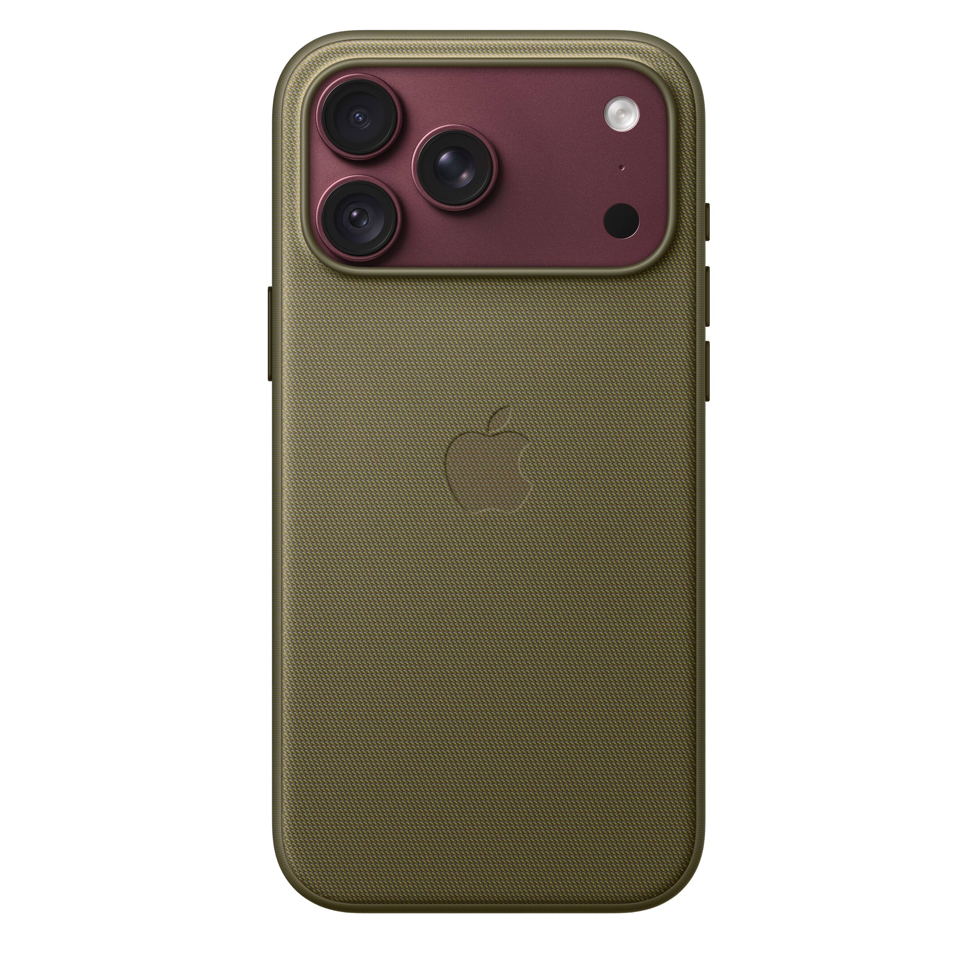 Alt View 1. Apple - iPhone 18 Pro Max TechWoven Case with MagSafe - Olive.