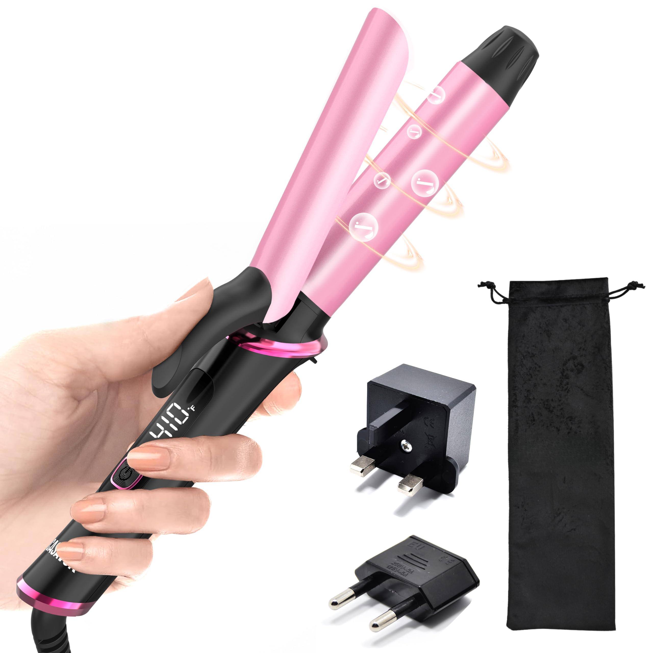 Front. Stylel Star - Mini Curling Iron For Travel 110~240v Dual With European.