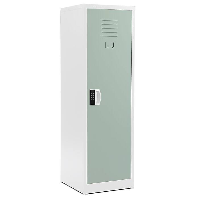 Alt View 2. AdirOffice - Storage Locker 629-Series 48" H 1-Tier Steel Locker with Digital Lock - Misty Green.