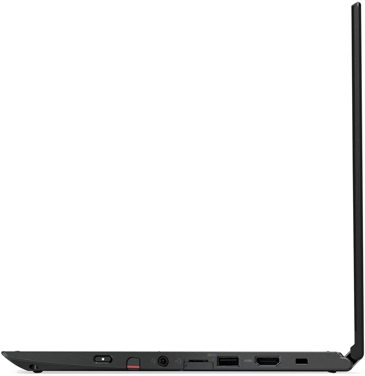 Angle. Lenovo - LENOVO ThinkPad X380 Yoga 13.3" FHD, Core i5-8350U 1.7GHz, 8GB RAM, 256GB Solid State Drive Windows 11 Pro (Refurbished) - Black.