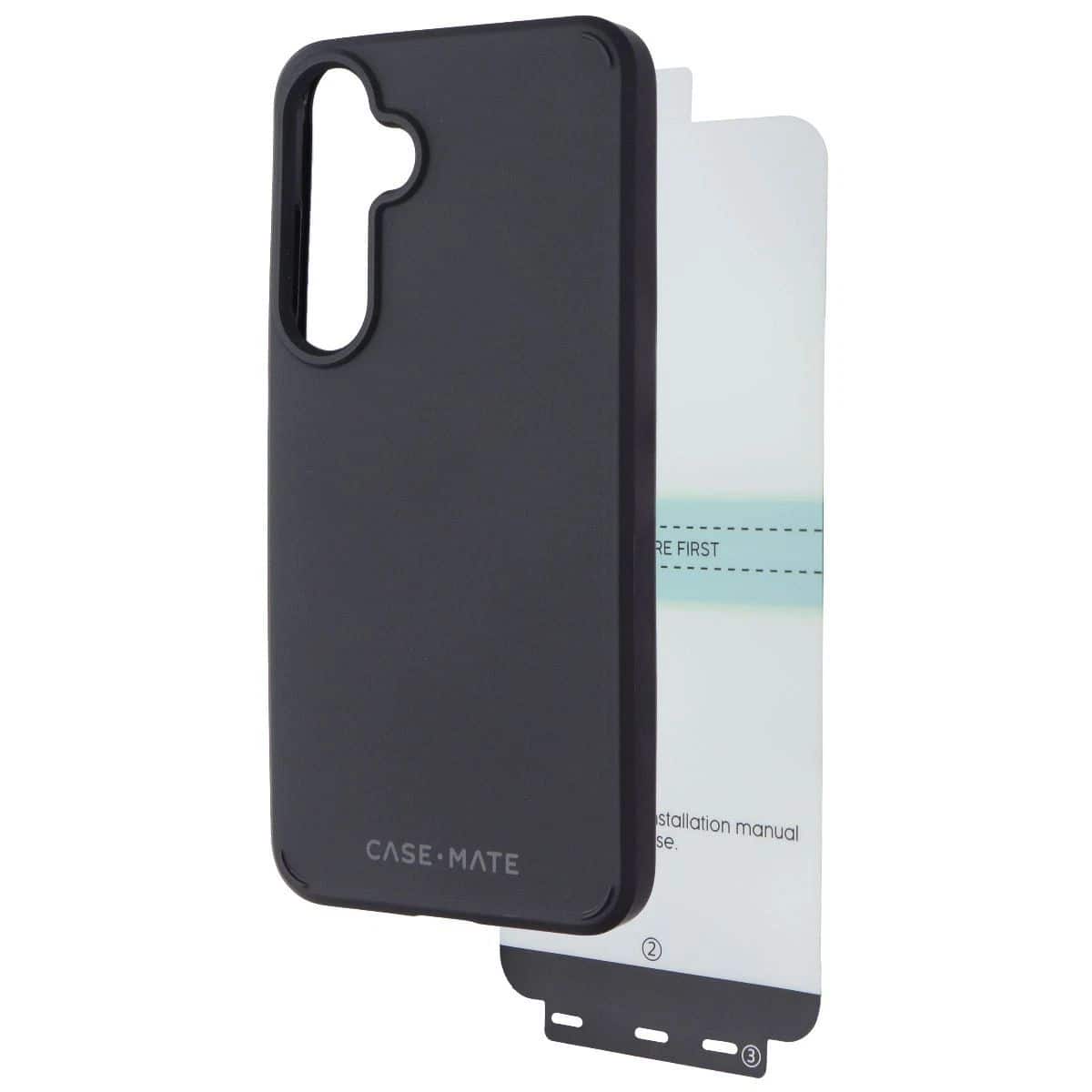 Case-Mate - Protection Pack Tough Case and Glass Screen Protector for Samsung Galaxy S24 Plus - Black