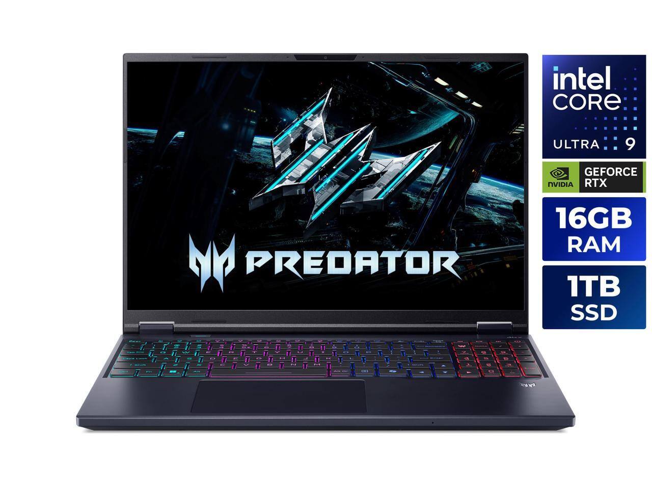 intel CORE ULTRA 9  
GEFORCE NVIDIA RTX  
MY PREDATOR  
16GB RAM  
1TB SSD