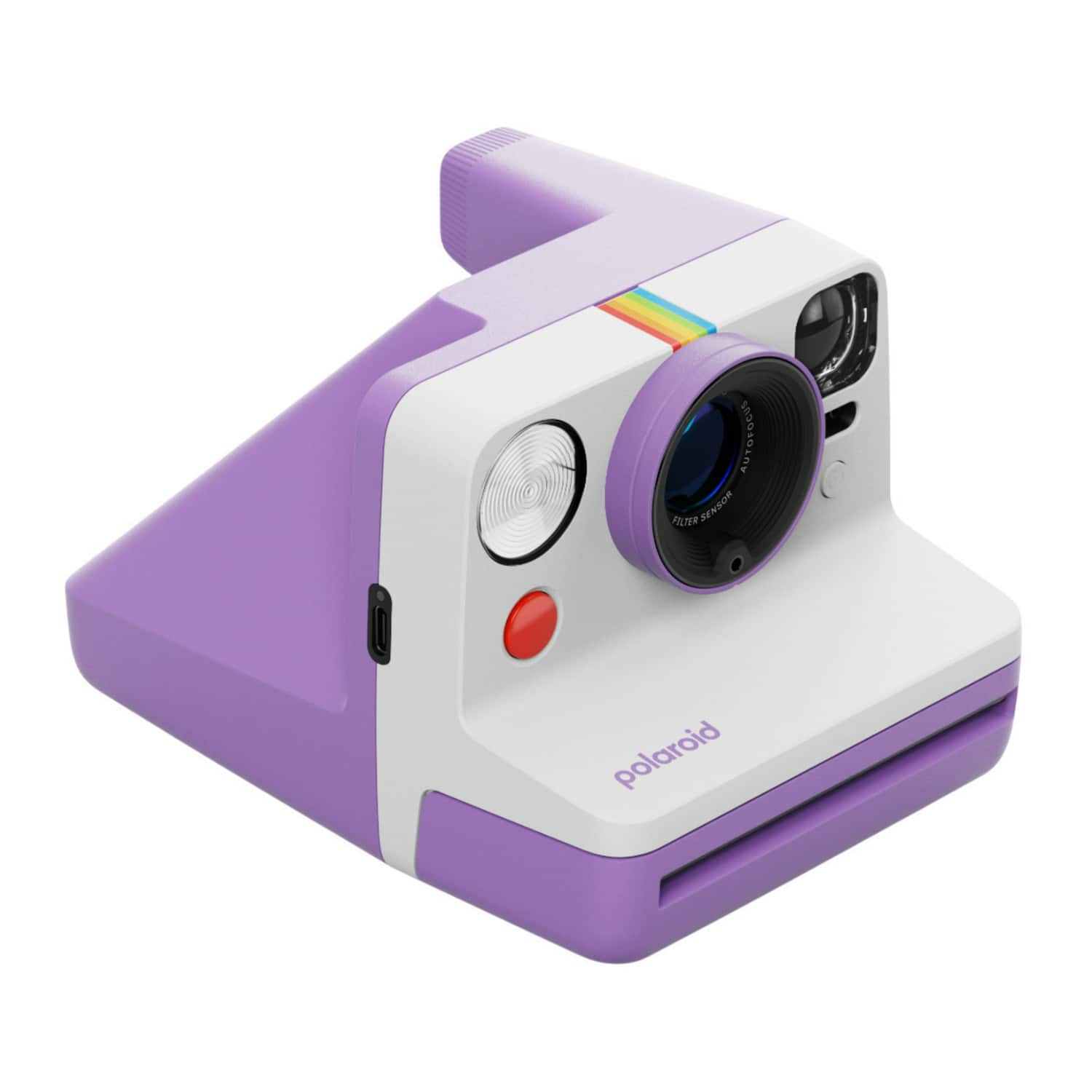 Polaroid Now Generation 3 Purple Analog Instant Camera with Tripod
