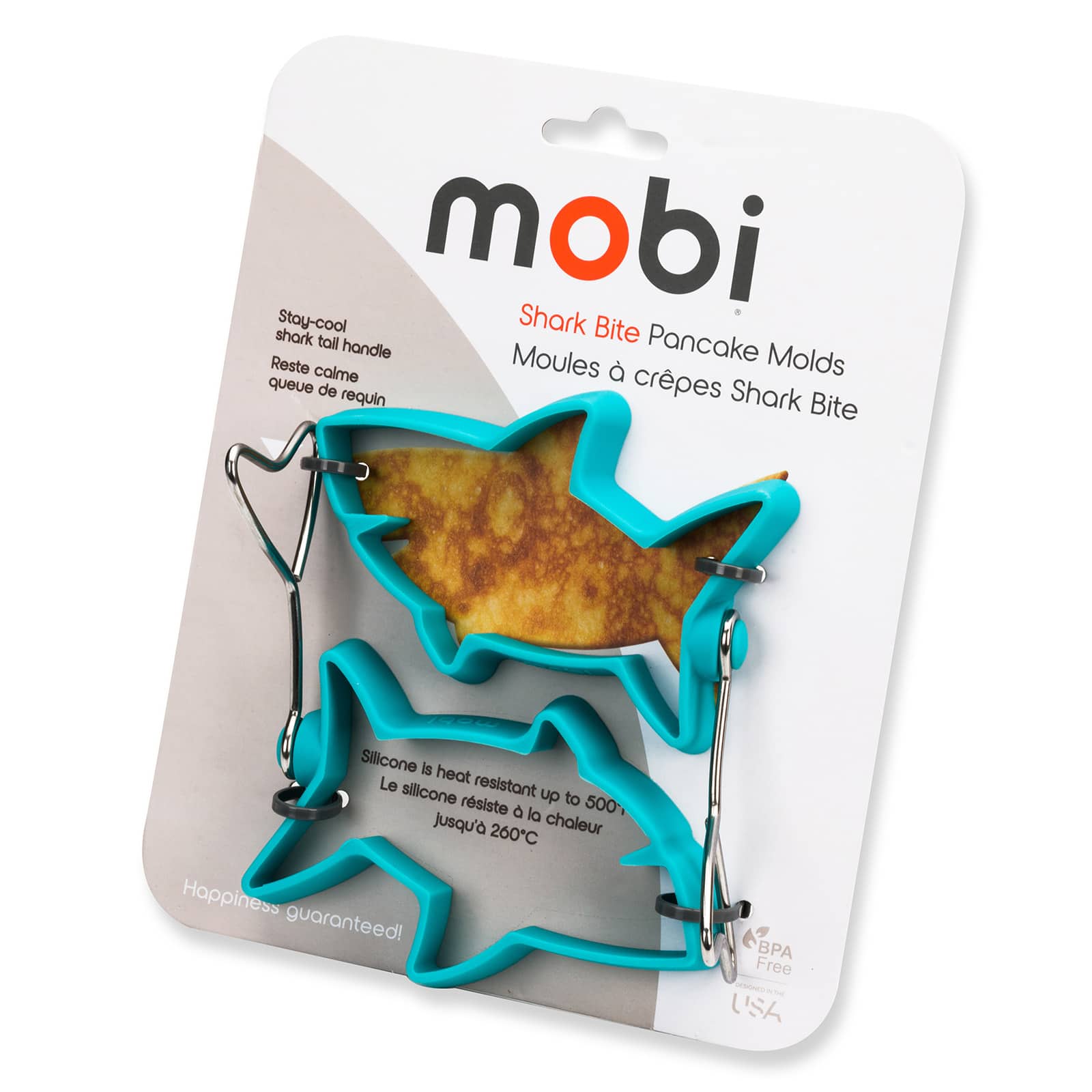 MOBI - Shark Bite Silicone Pancake and Egg Molds, set of 2 - Blue price history on PriceWatchPro