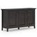 Front. Simpli Home - Amherst Wide 3 Door Storage Cabinet - Hickory Brown.