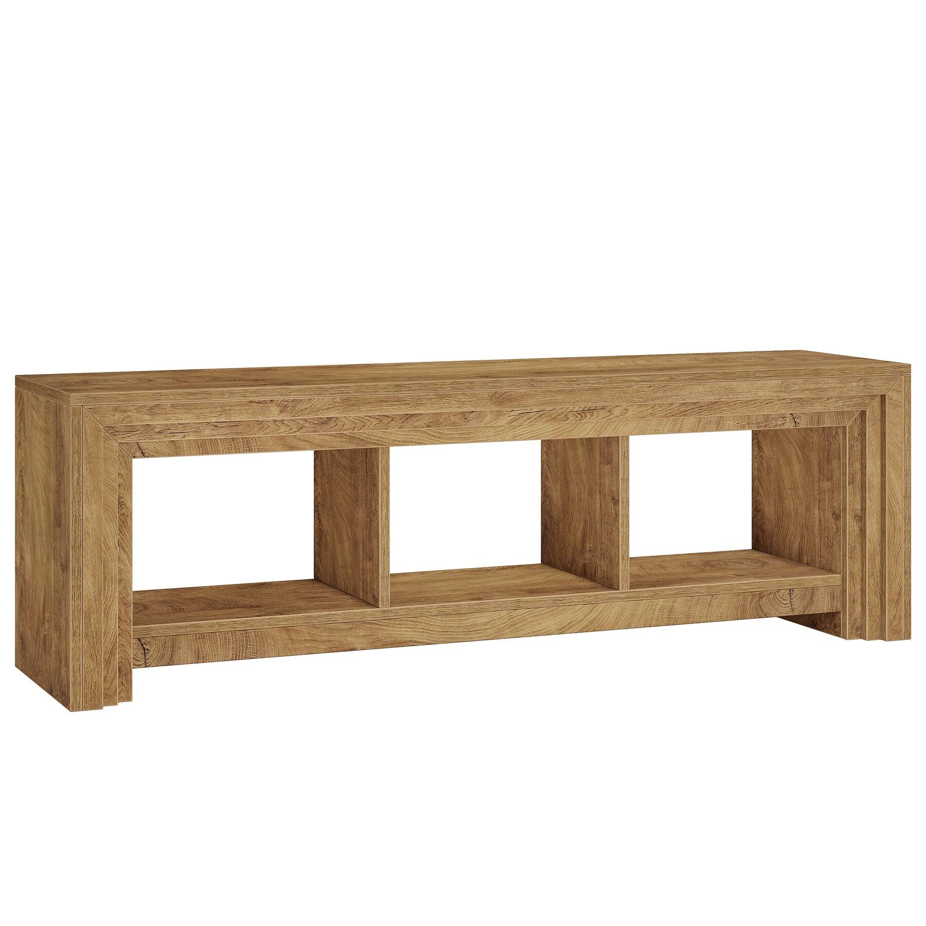 Alt View 5. Tribesigns - Office Media Console, For Media Equipment and Storage in Meeting Rooms and Reception Areas - Brown.