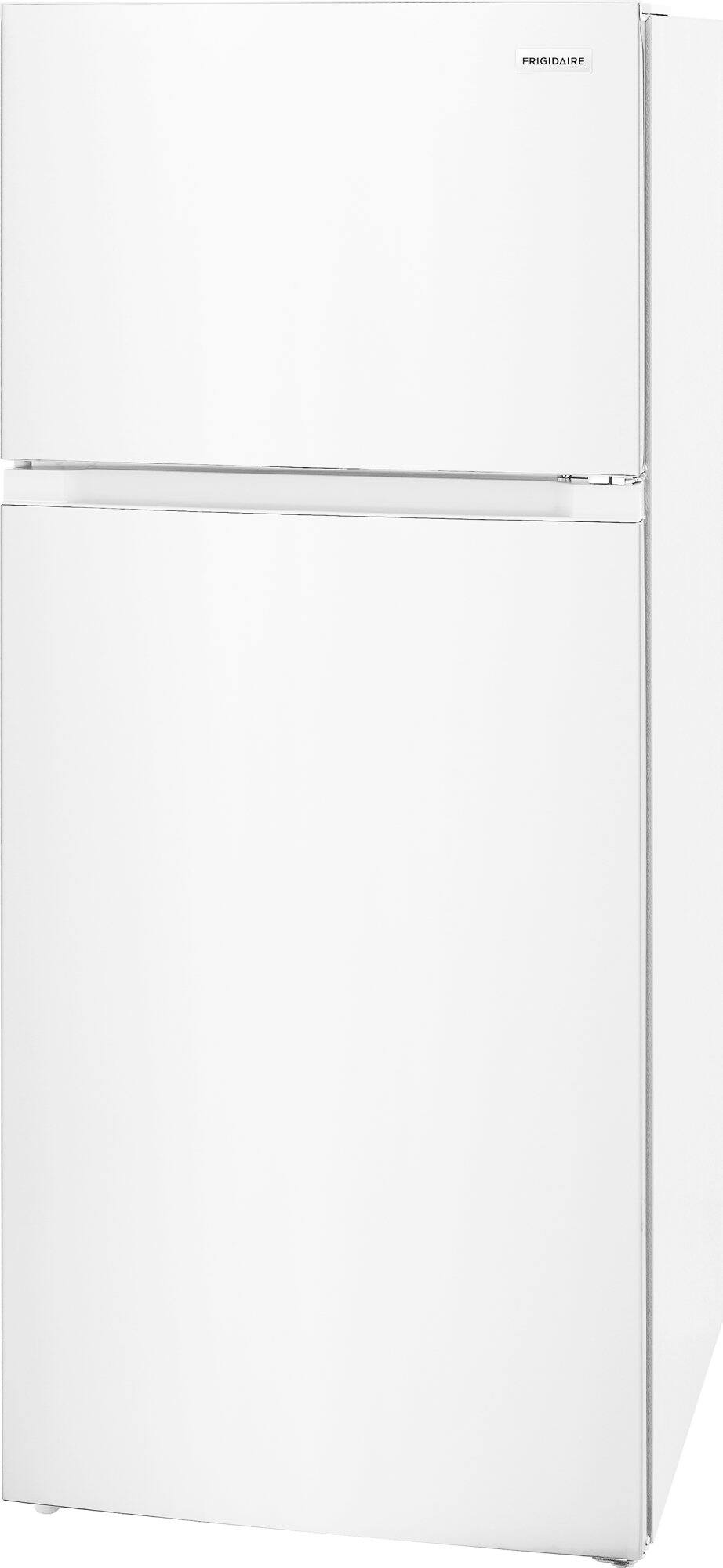 Angle. Frigidaire - 16.0 Cu. Ft. Garage Ready Top Freezer Refrigerator - White.