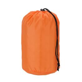 Unique Bargains - Stuff Sack, Nylon Waterproof Storage Sack, Portable Drawstring Dry Bag with Toggle, 5x10Inch, for Camping - Orange