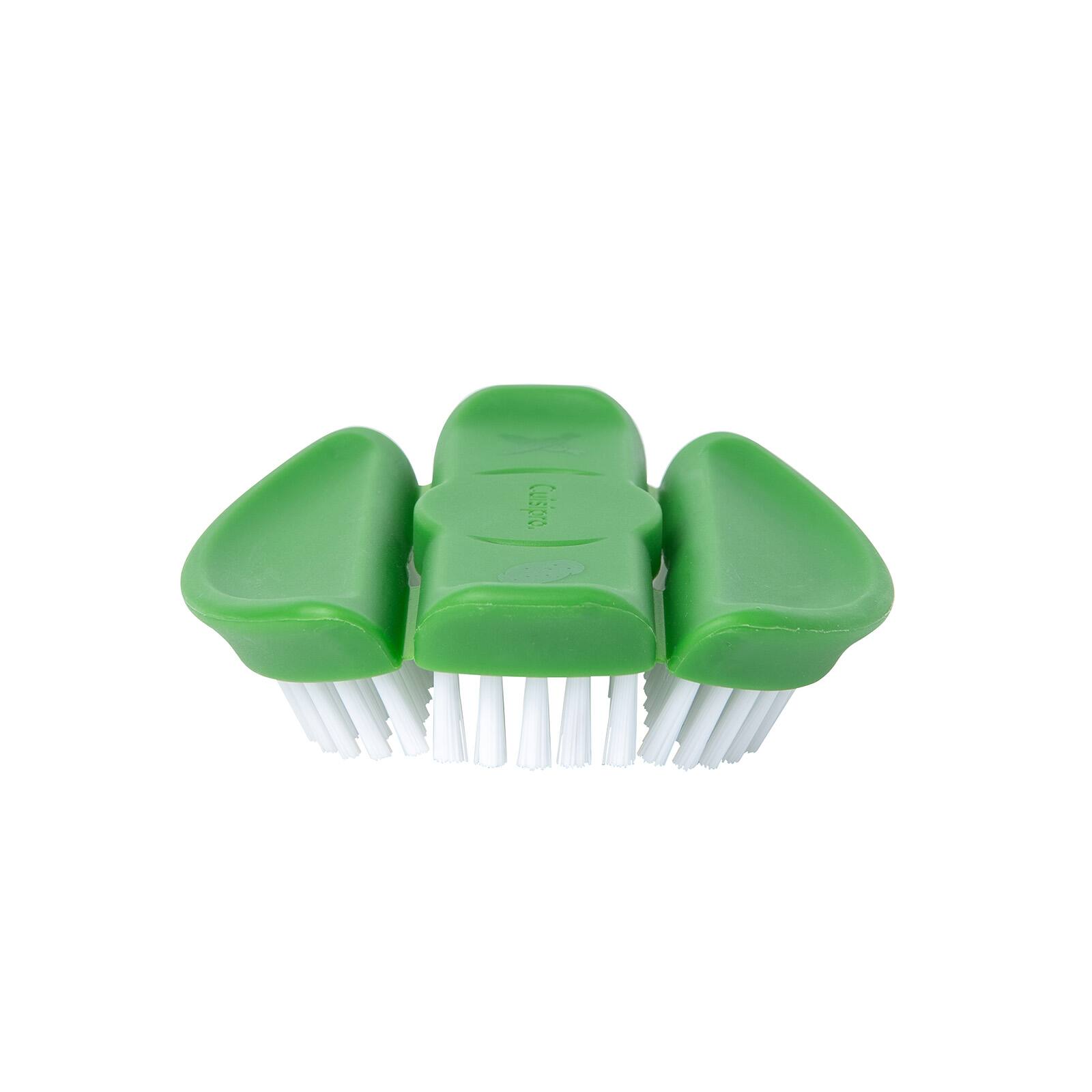Alt View 1. Cuisipro - Vegetable Cleaning Brush 2 Pack, 3.5", 1 Soft 1 Hard - Multicolored.