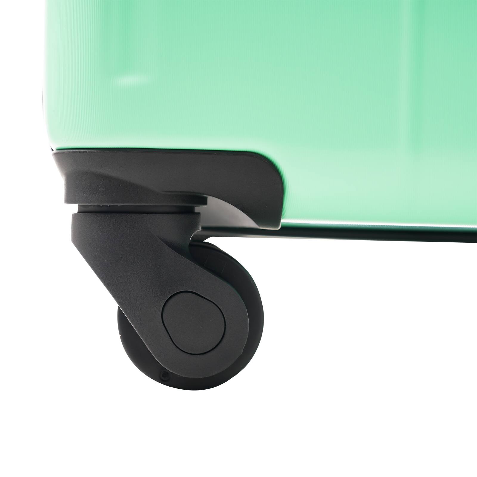 Alt View 9. Loheer - Loheer 20 Inch Hardshell Carry On Luggage Lightweight ABS Suitcase with TSA Lock and Spinner Wheels Creamy Green - Creamy Green.