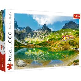 Trefl - Red 1000 Piece Puzzle - Shelter over the Green Pond, Tatras, Slovakia