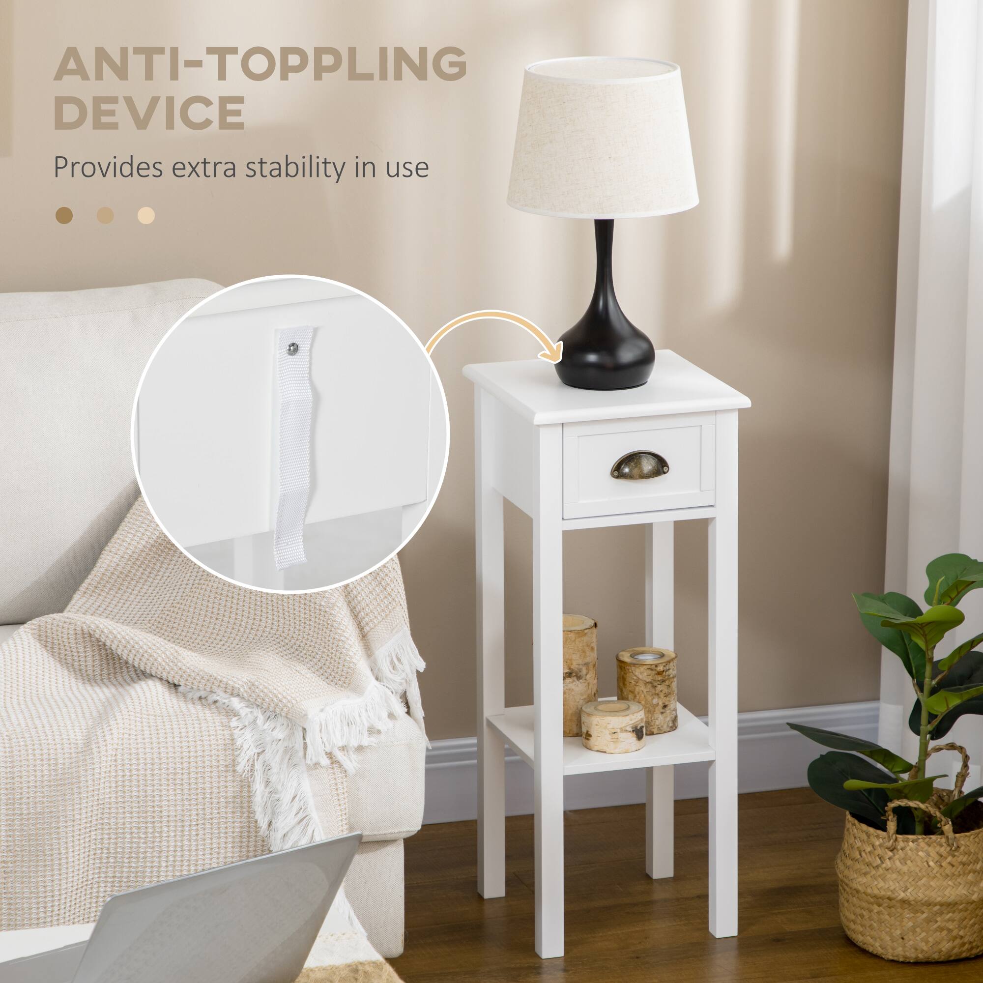 ANTI-TOPPLING DEVICE
Provides extra stability in use