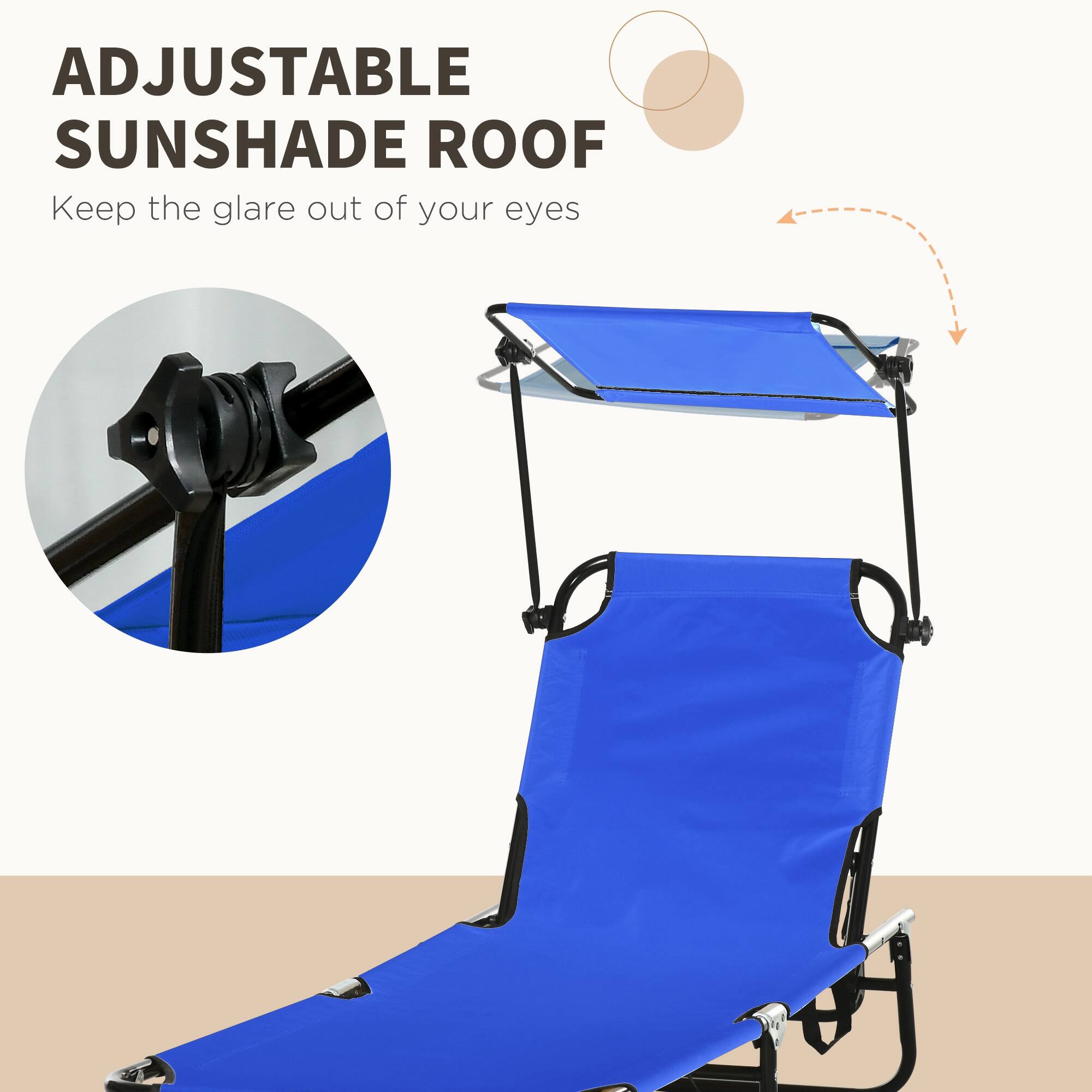 ADJUSTABLE SUNSHADE ROOF  
Keep the glare out of your eyes