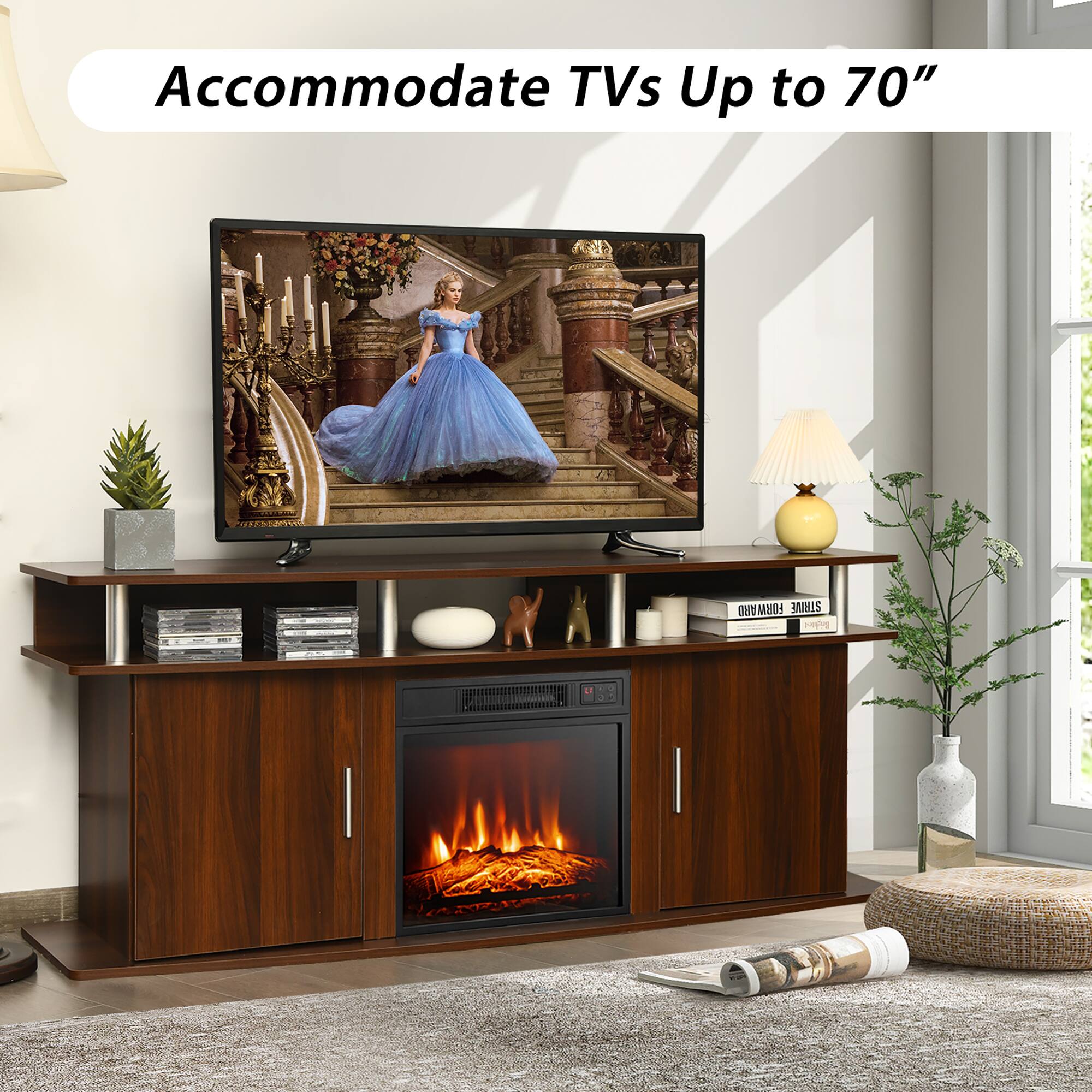 Accommodate TVs Up to 70"