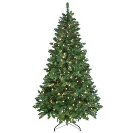 BreeBe - 6ft Christmas Tree with 300 WiFi-Controlled RGB LED Lights - Green