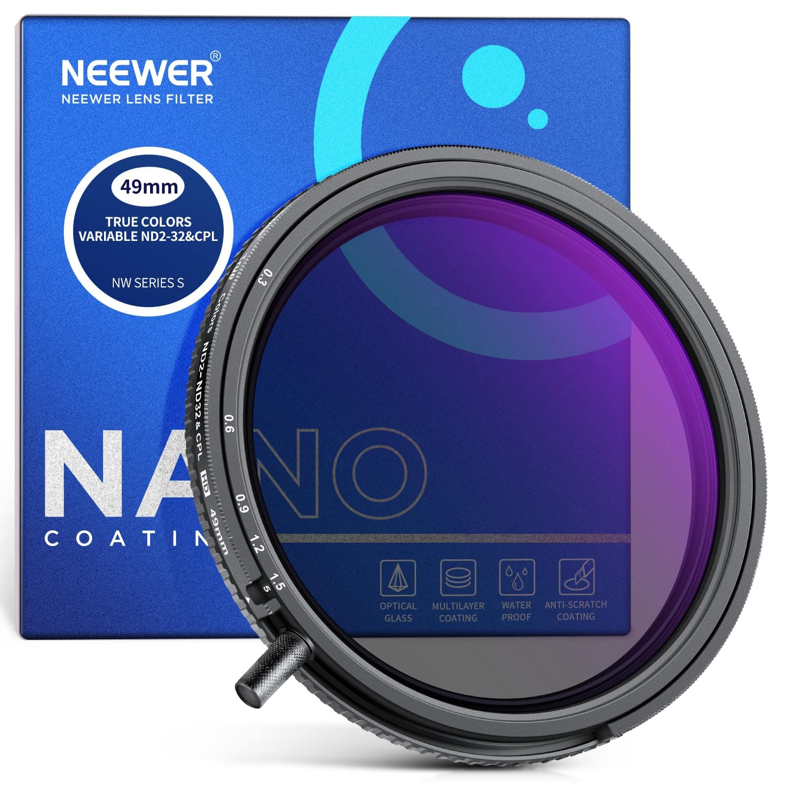 Neewer - ZV-1 II 2-in-1: 18mm Wide + 10X Macro