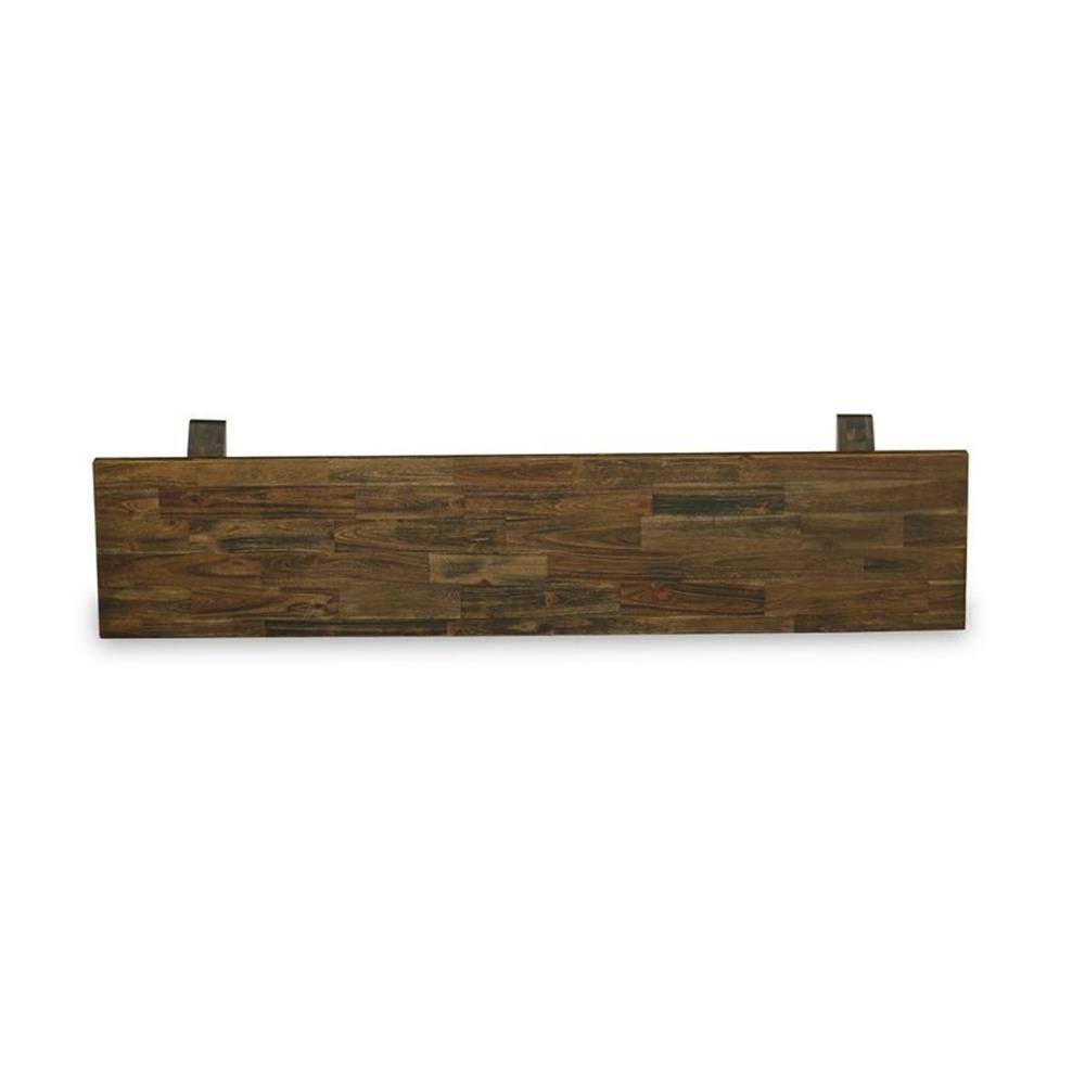 Alt View 2. East West Furniture - X-Style Modern Dining Room Bench with Wooden Seat - Brown.