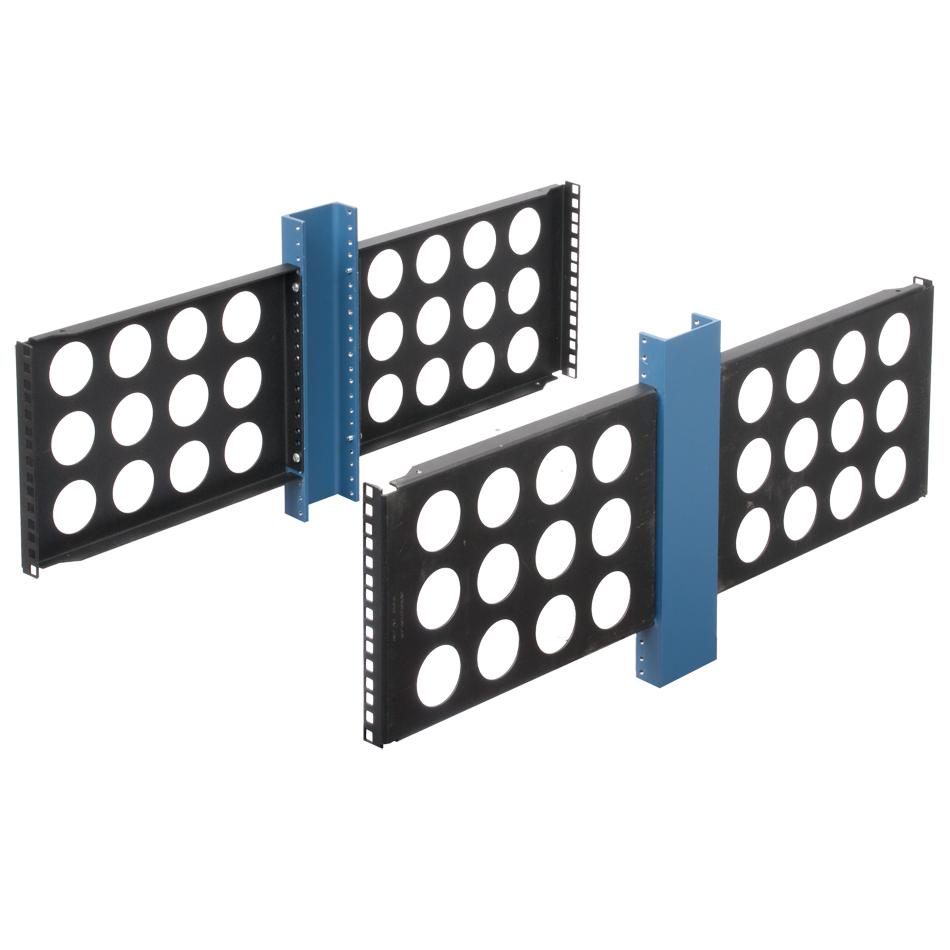 Alt View 10. RackSolutions - RackSolutions 5U Conversion Bracket 4-Pack (3in Uprights) - Black.