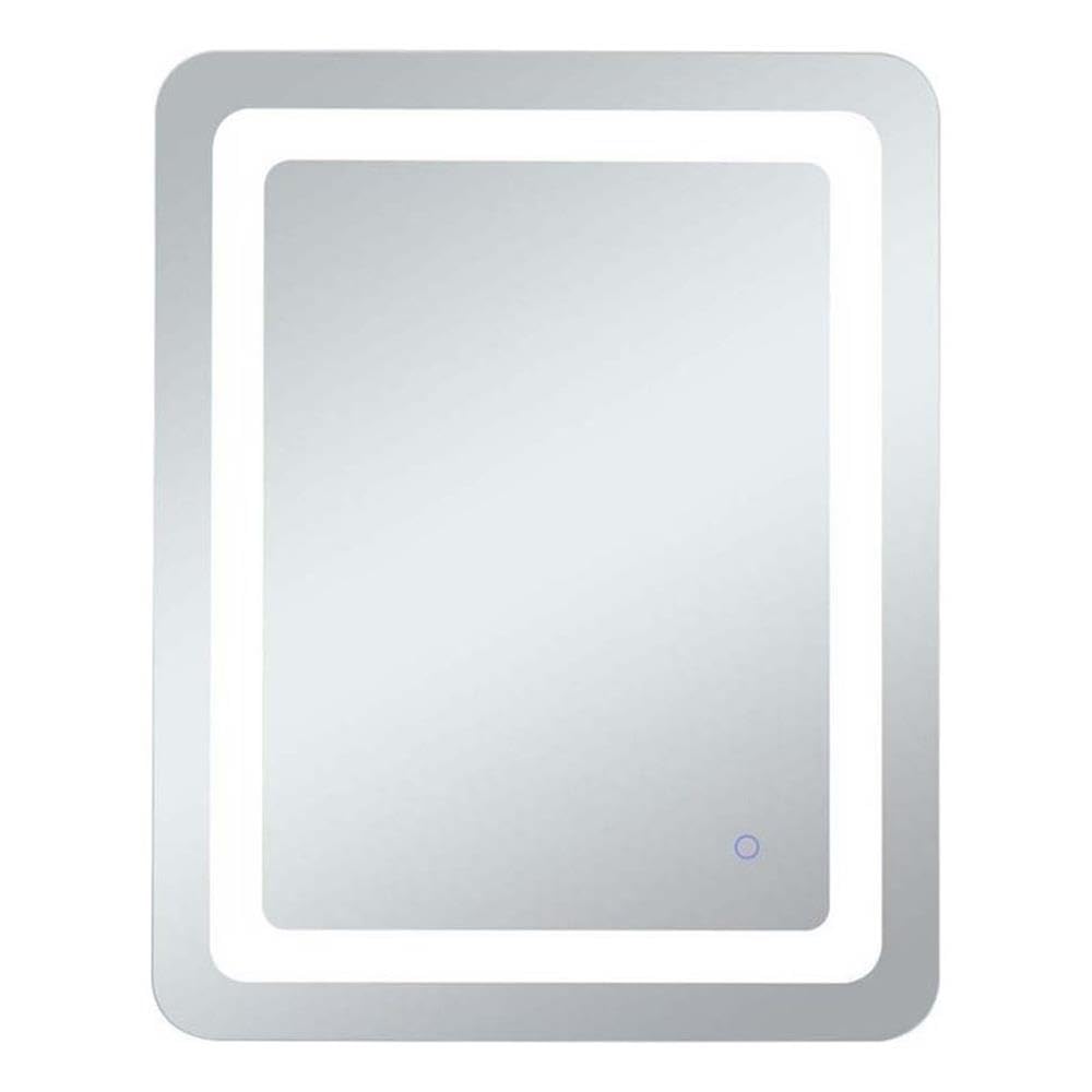 Elegant Decor - Genesis 20in x 30in soft edge LED mirror - Glossy White price history on PriceWatchPro