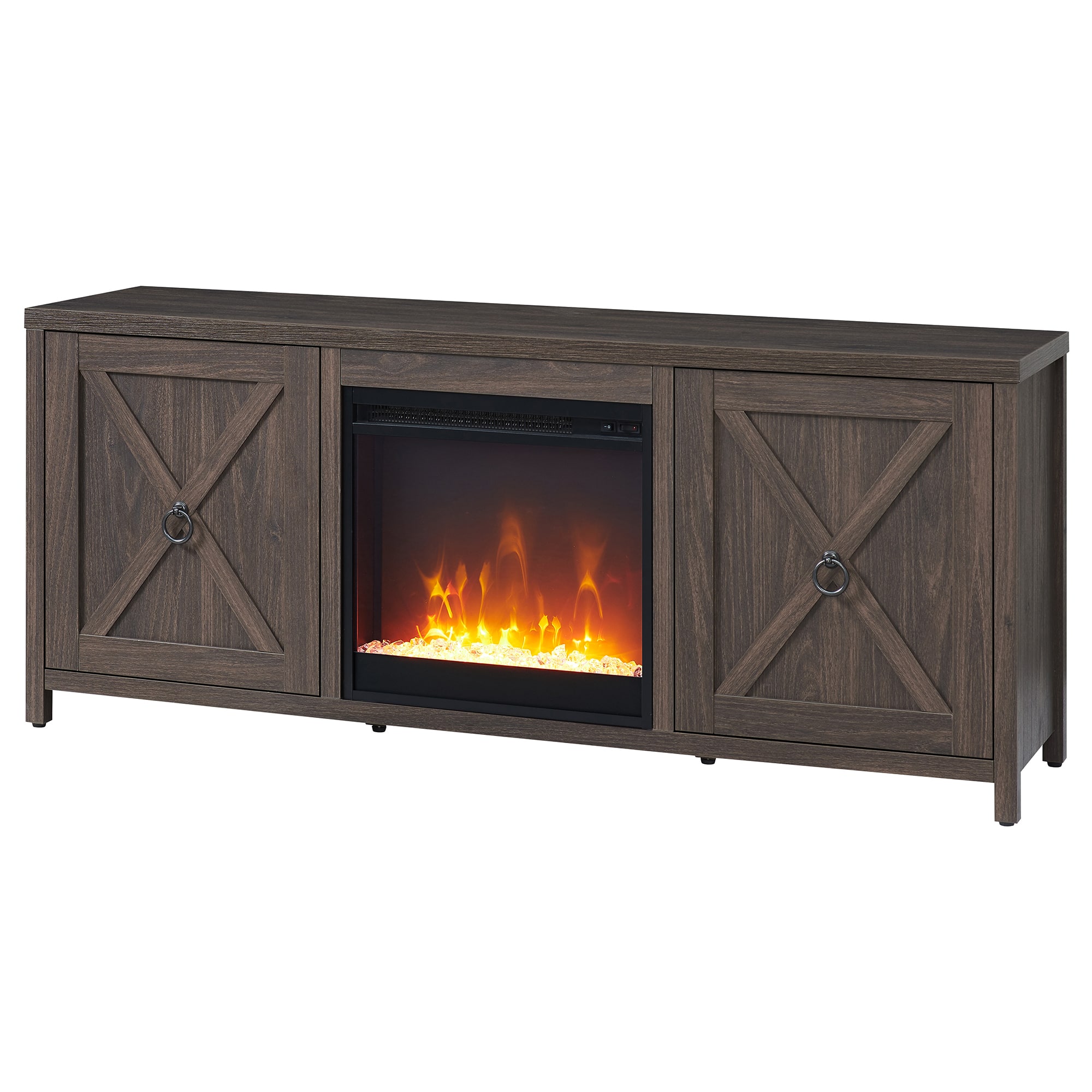 Camden&Wells – Granger Crystal Fireplace TV Stand for Most TVs up to 65″ – Alder Brown Sansujyuku sansujyuku.com