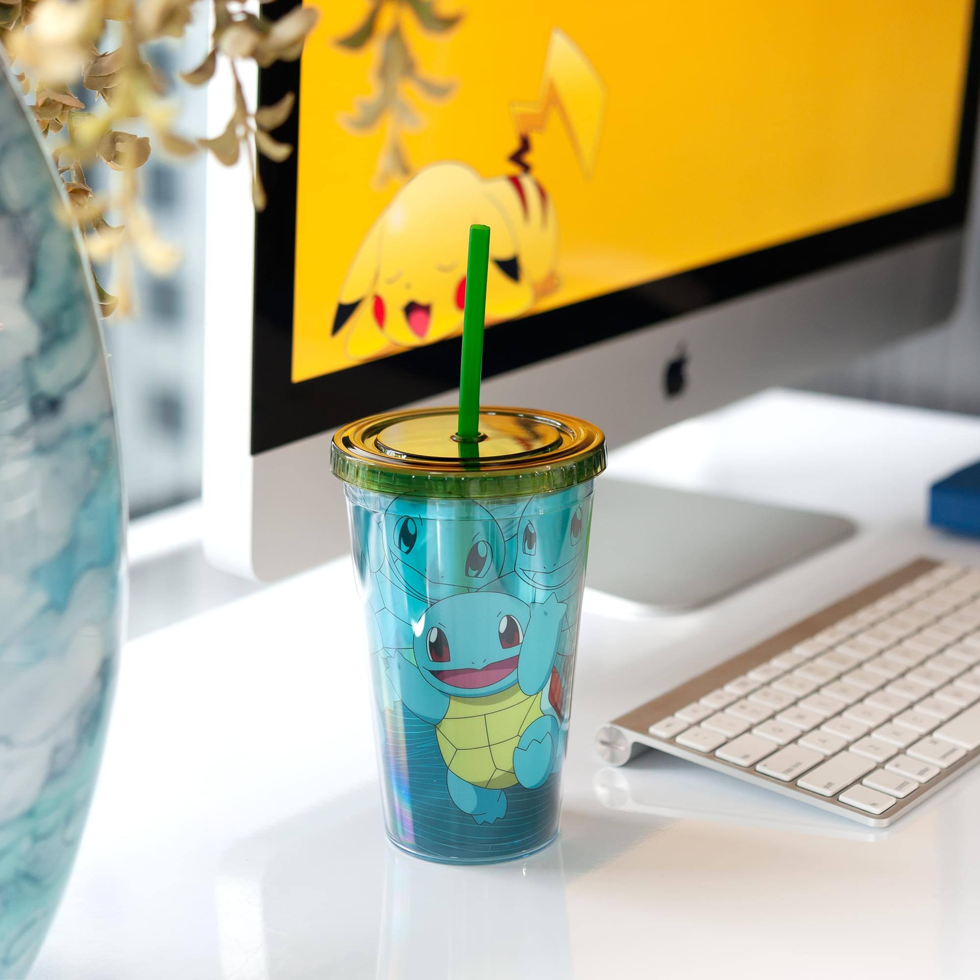 Alt View 4. Pokémon - Pokemon Squirtle 18oz Carnival Cup - Blue.