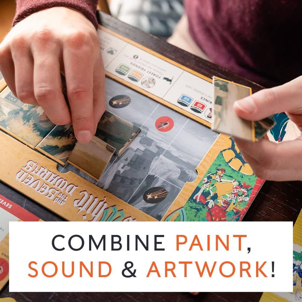 KONDEI FOREST  
RINCE NED  
SEVE EA  
WHITE  
COMBINE PAINT, SOUND & ARTWORK!