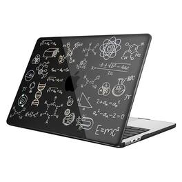 Kitcheniva - Snap On Hard Shell Case For MacBook Air 13.6 Inch A3449 A3240 (2022-2026) Formula - Black White