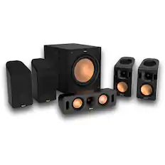 Front. Klipsch - REFERENCE CINEMA SYSTEM WITH DOLBY ATMOS 5.1.4 - black.