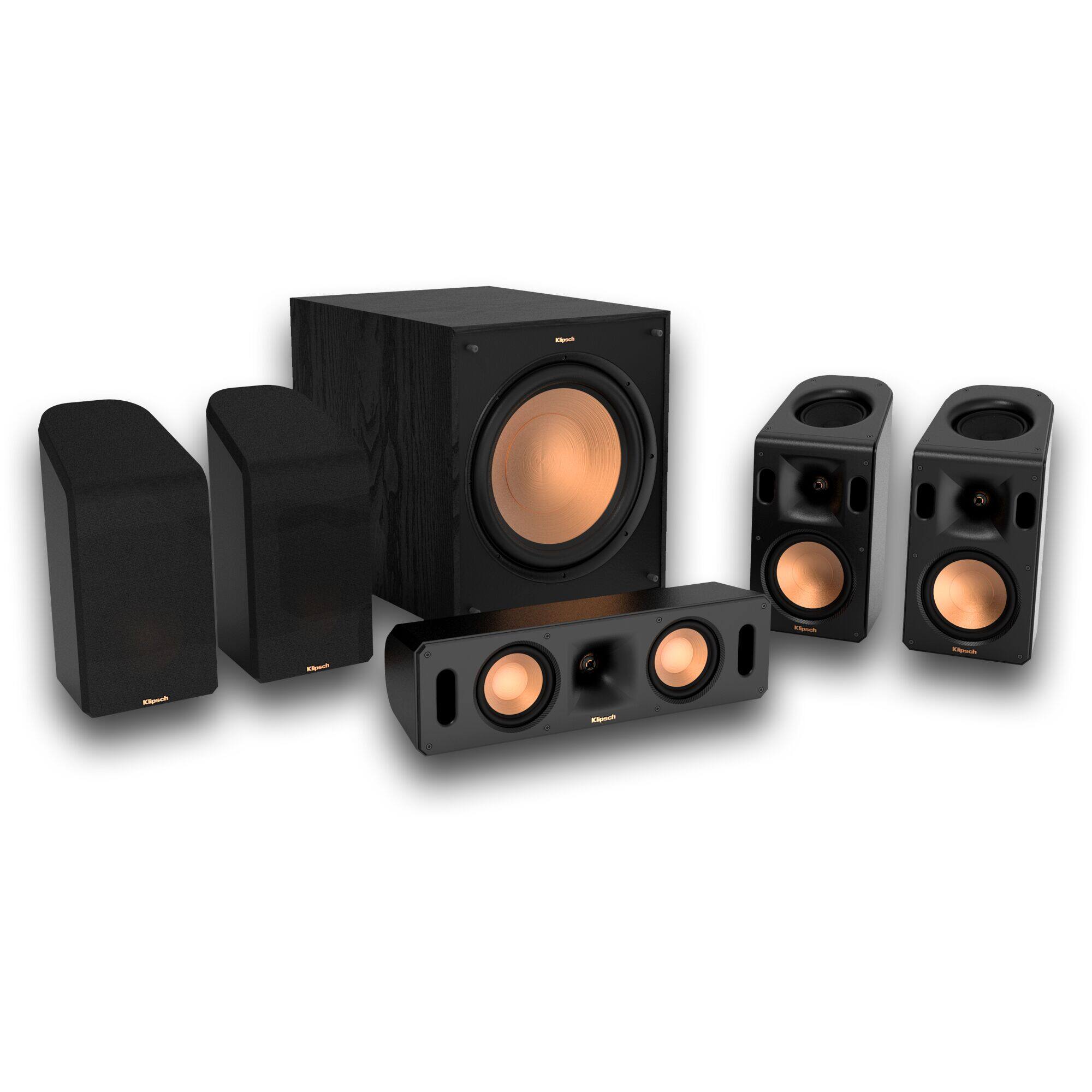 Front. Klipsch - REFERENCE CINEMA SYSTEM WITH DOLBY ATMOS 5.1.4 - black.