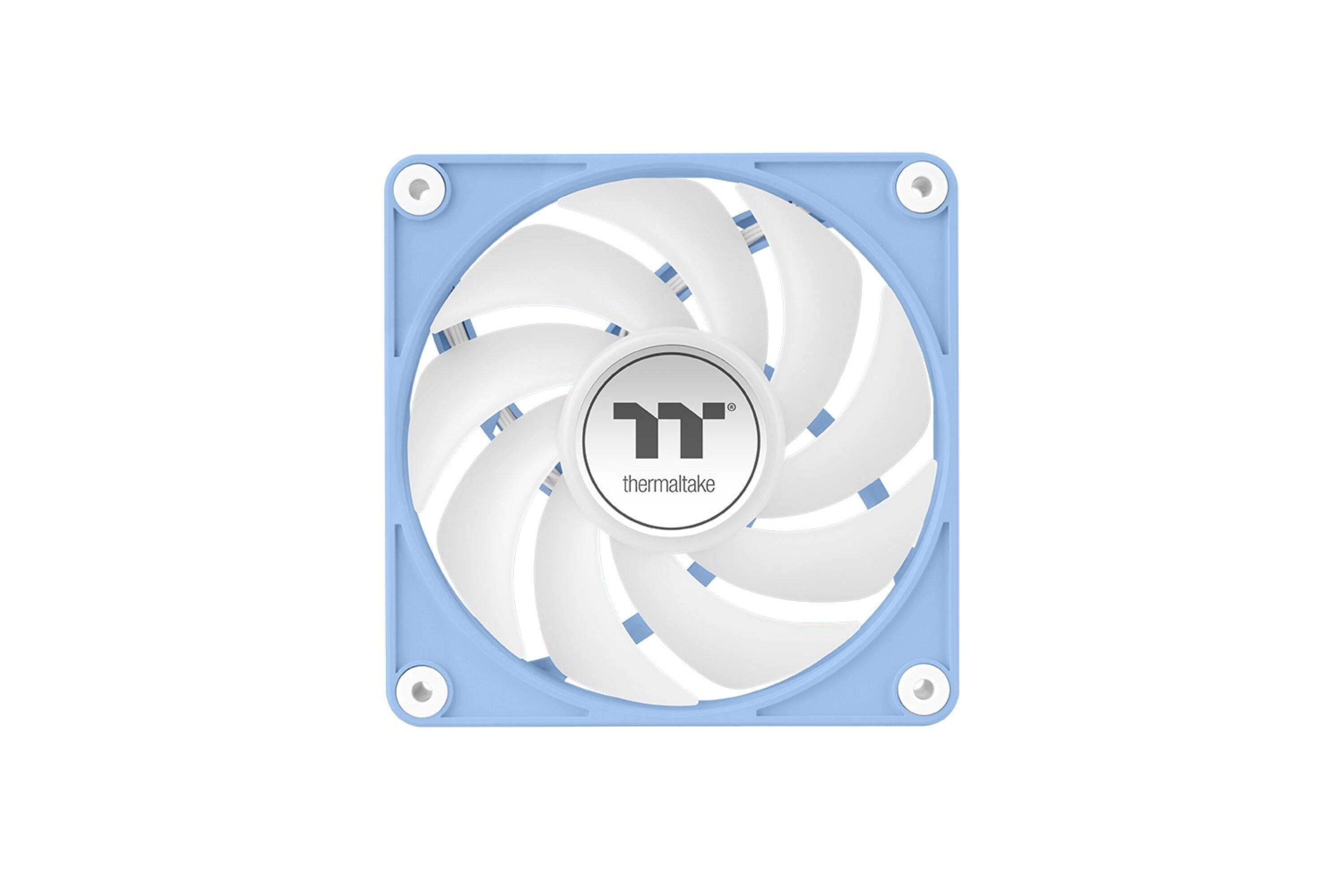 Alt View 1. Thermaltake - CT120 EX ARGB Sync 120mm Computer Case Cooling Fan (3-Pack) - Hydrangea Blue.
