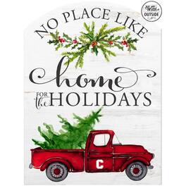 Jardine - Cornell Big Red 16'' x 22'' Holiday Marquee Sign - White