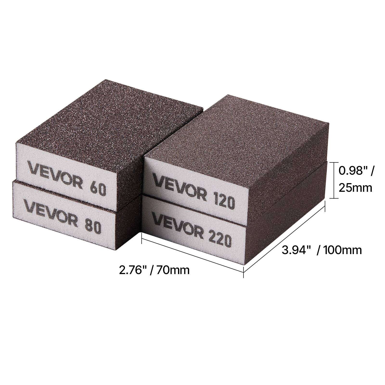 VEVOR 60  
VEVOR 80  
VEVOR 120  
VEVOR 220  

2.76" / 70mm  
0.98" / 25mm  
3.94" / 100mm