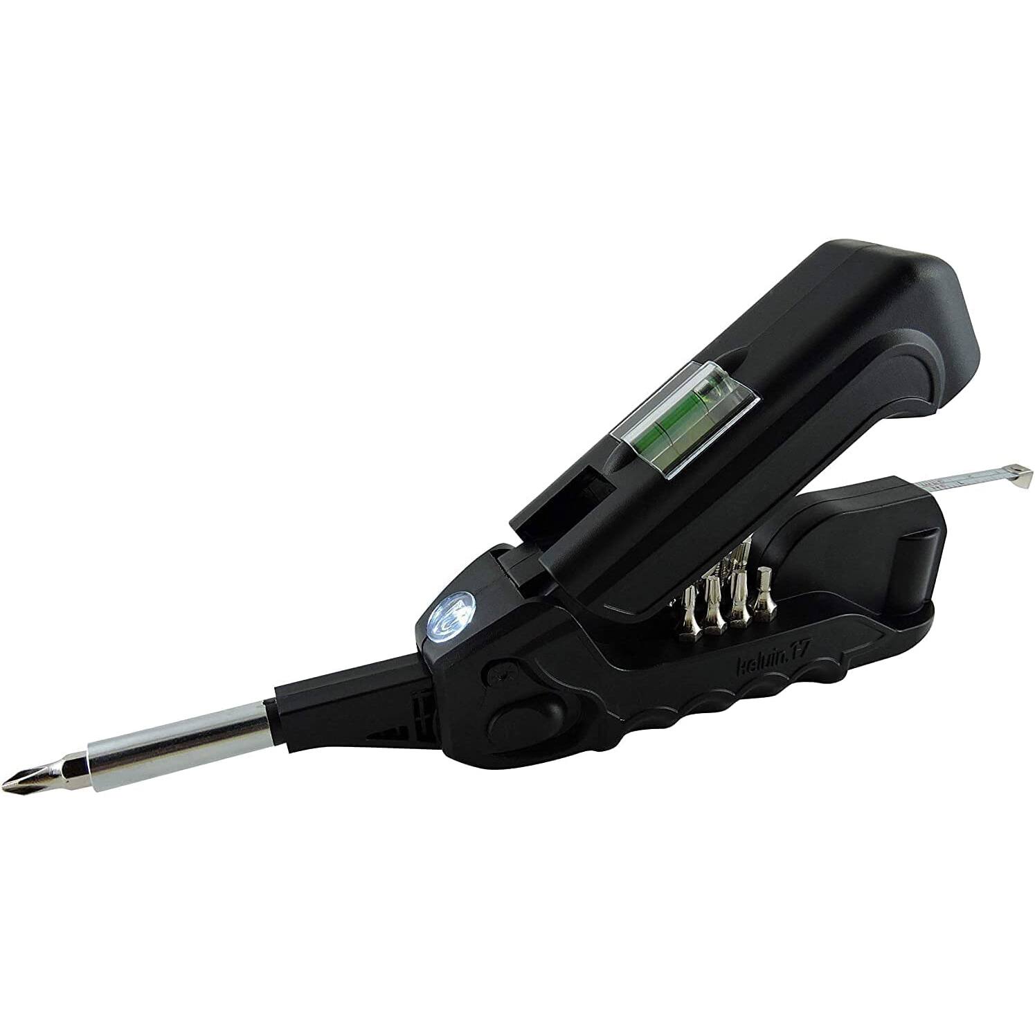 Alt View 2. Kelvin - The Everyday Multi-Tool with Flashlight KELVIN-17-BLB - Black.