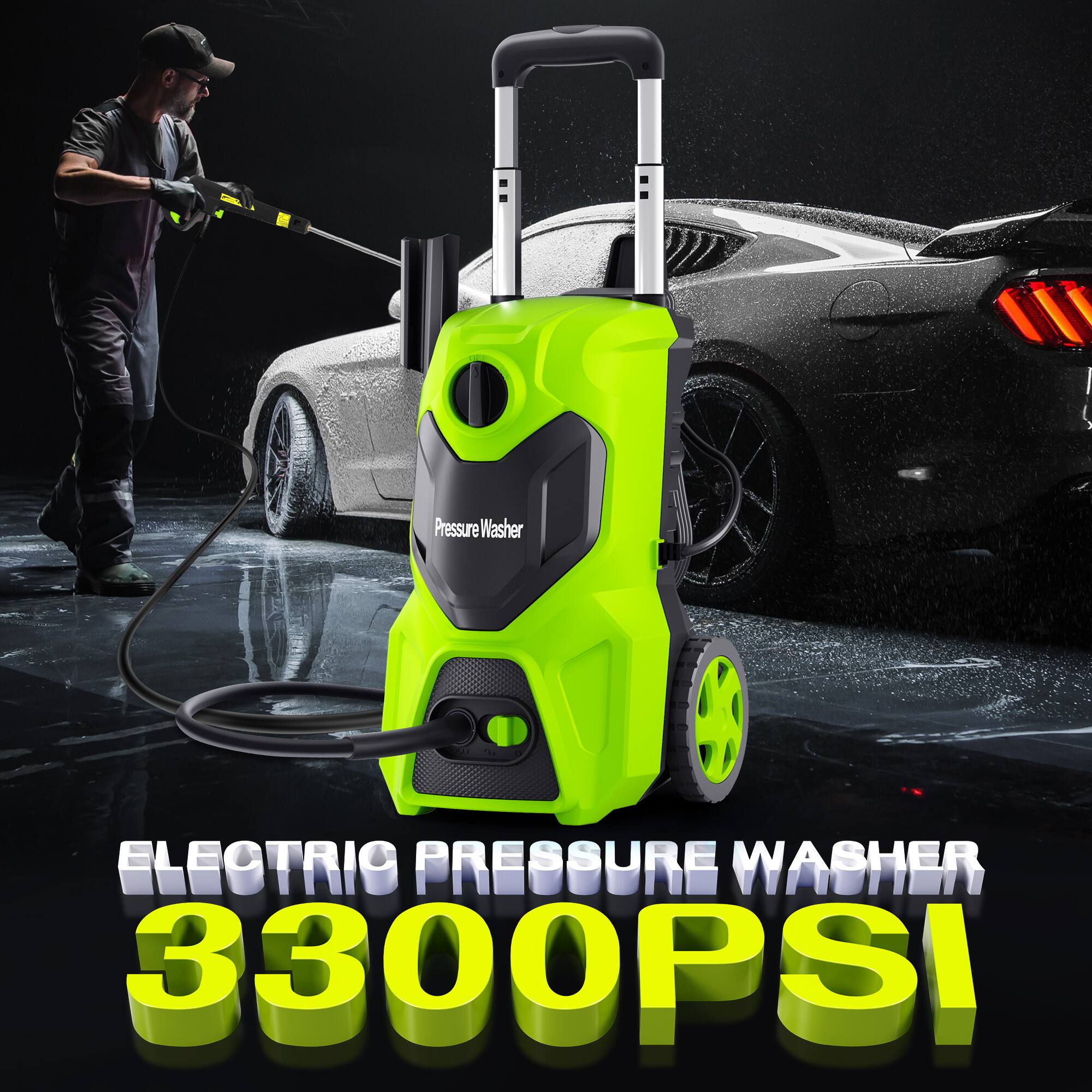 Pressure Washer ELECTRIC PRESSURE WASHER 3300PSI