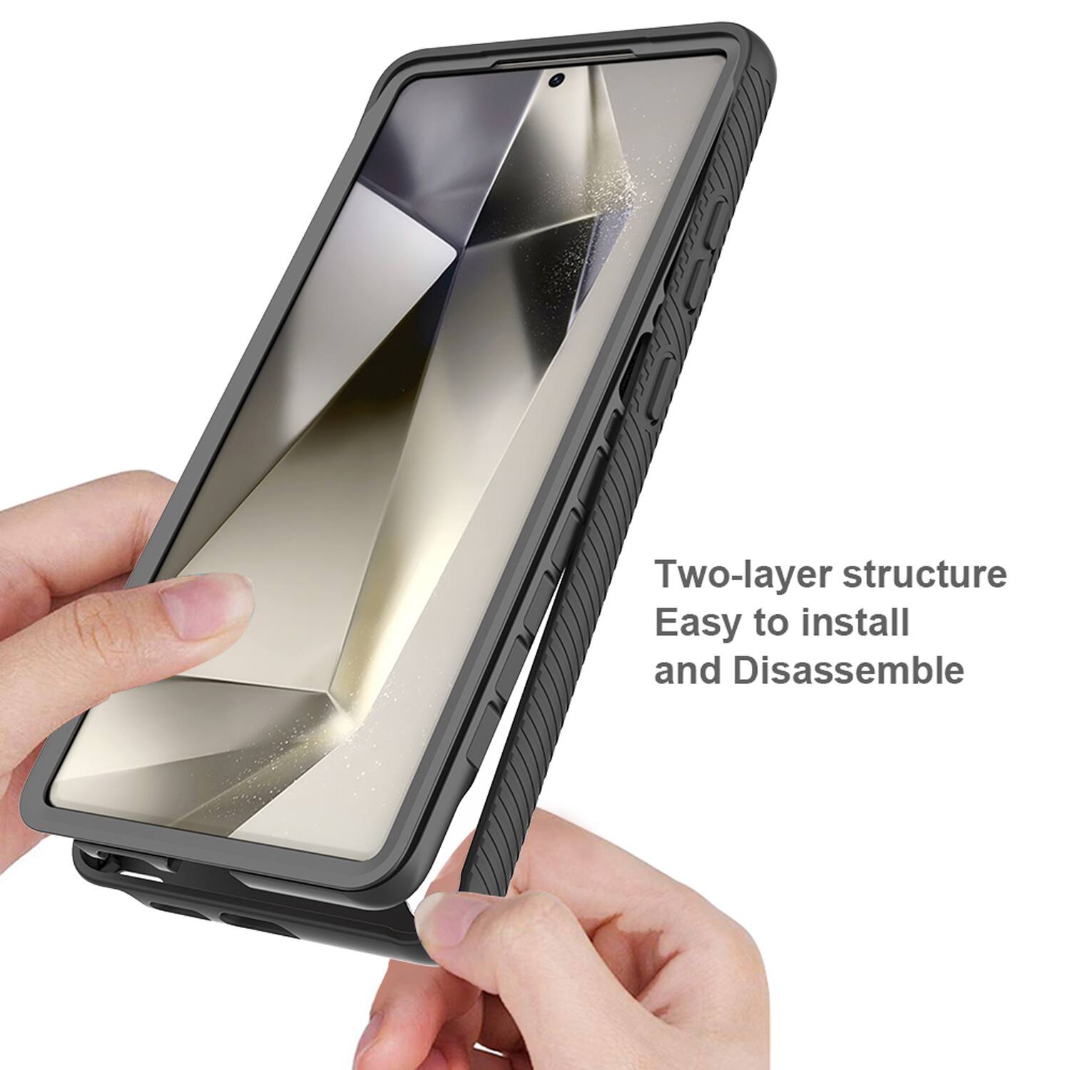 Two-layer structure  
Easy to install and disassemble