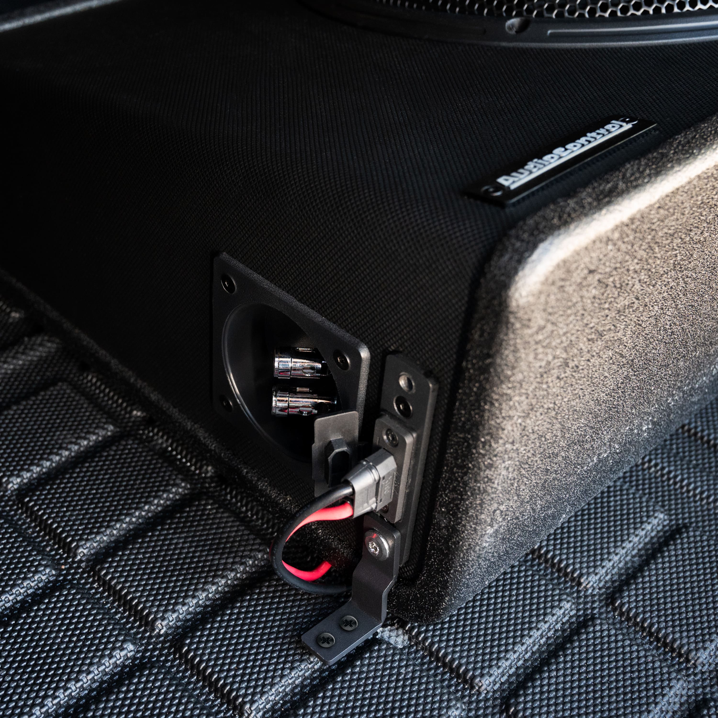 Alt View 25. AudioControl - Space Series 12” Single-Voice-Coil 2-Ohm Loaded Sealed Subwoofer Enclosure - Black.