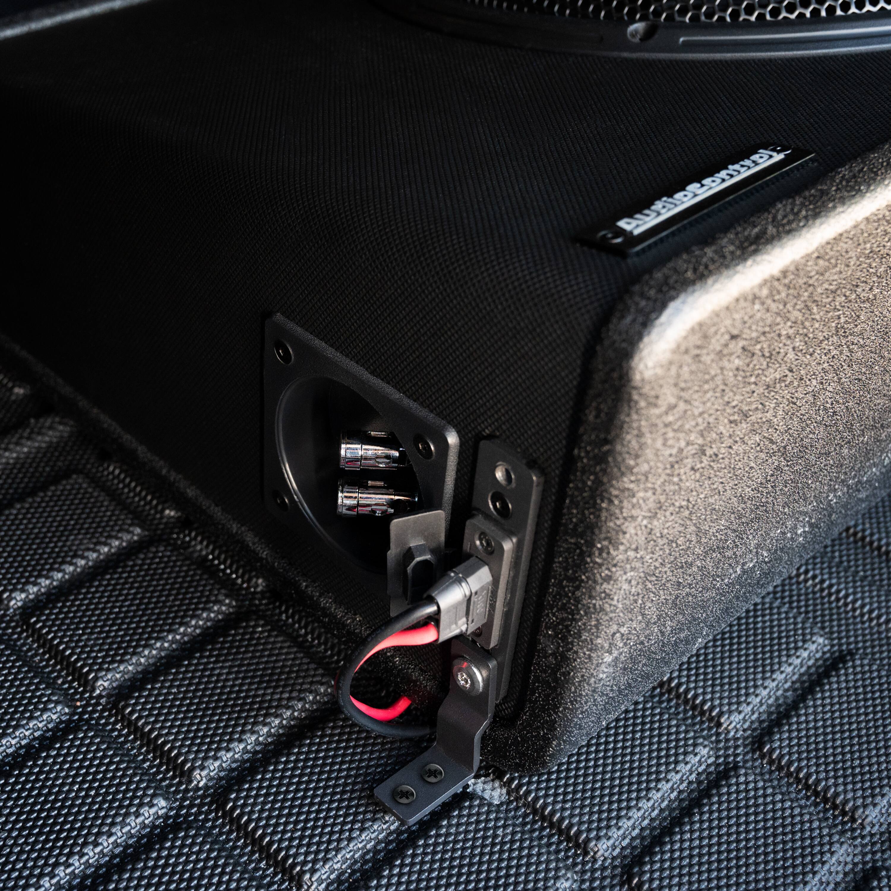 Alt View 25. AudioControl - Space Series 12” Single-Voice-Coil 2-Ohm Loaded Sealed Subwoofer Enclosure - Black.