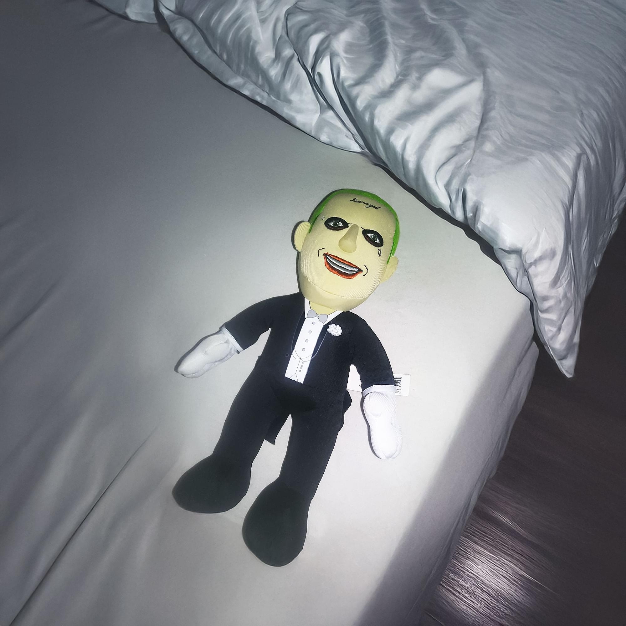 Alt View 2. DC Comics - DC Suicide Squad Tuxedo Joker 10" Plush Figure - White/Black.