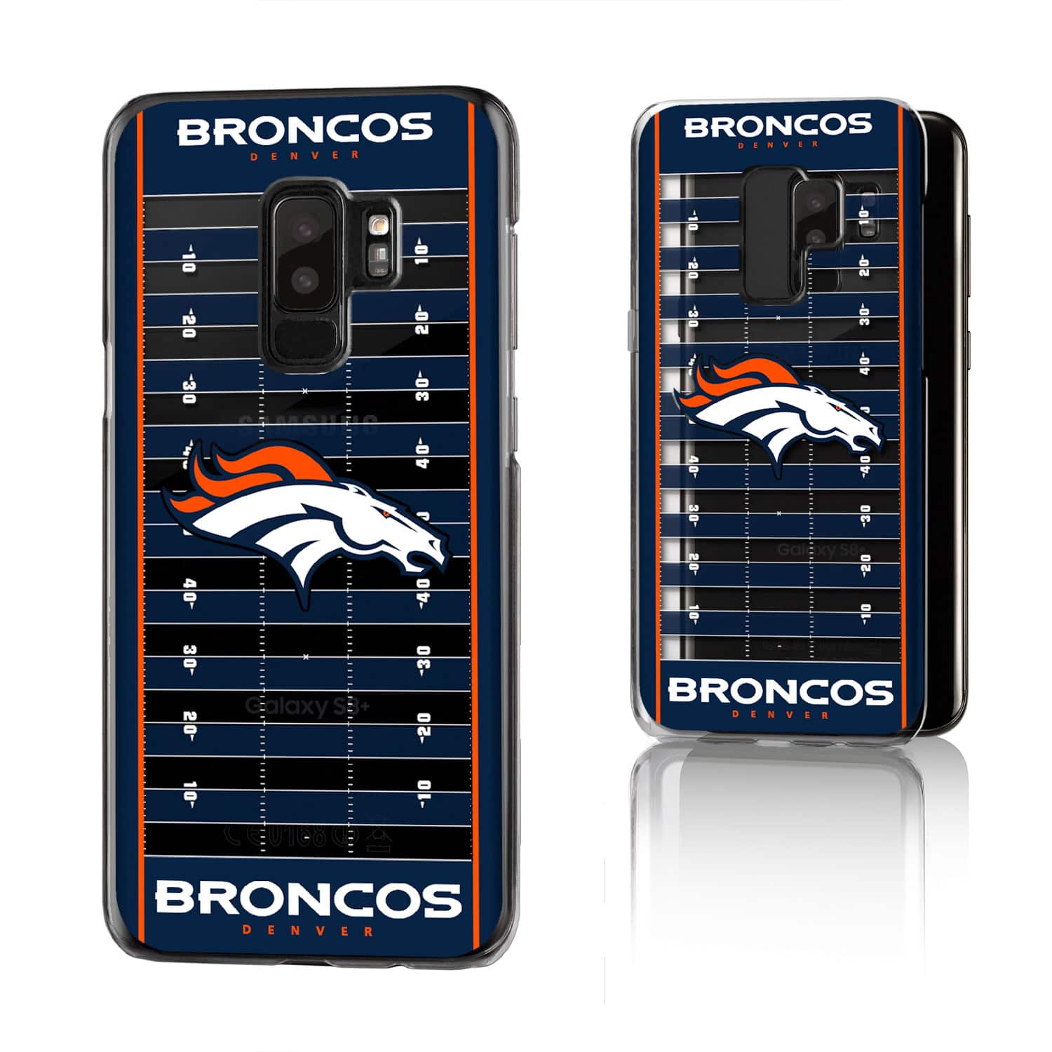 Keyscaper - NFL - Denver Broncos - Galaxy Clear Field Design Case - S23 - Multicolor