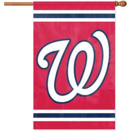 Party Animal - Washington Nationals 44" x 28" Applique Team Flag - Multicolor