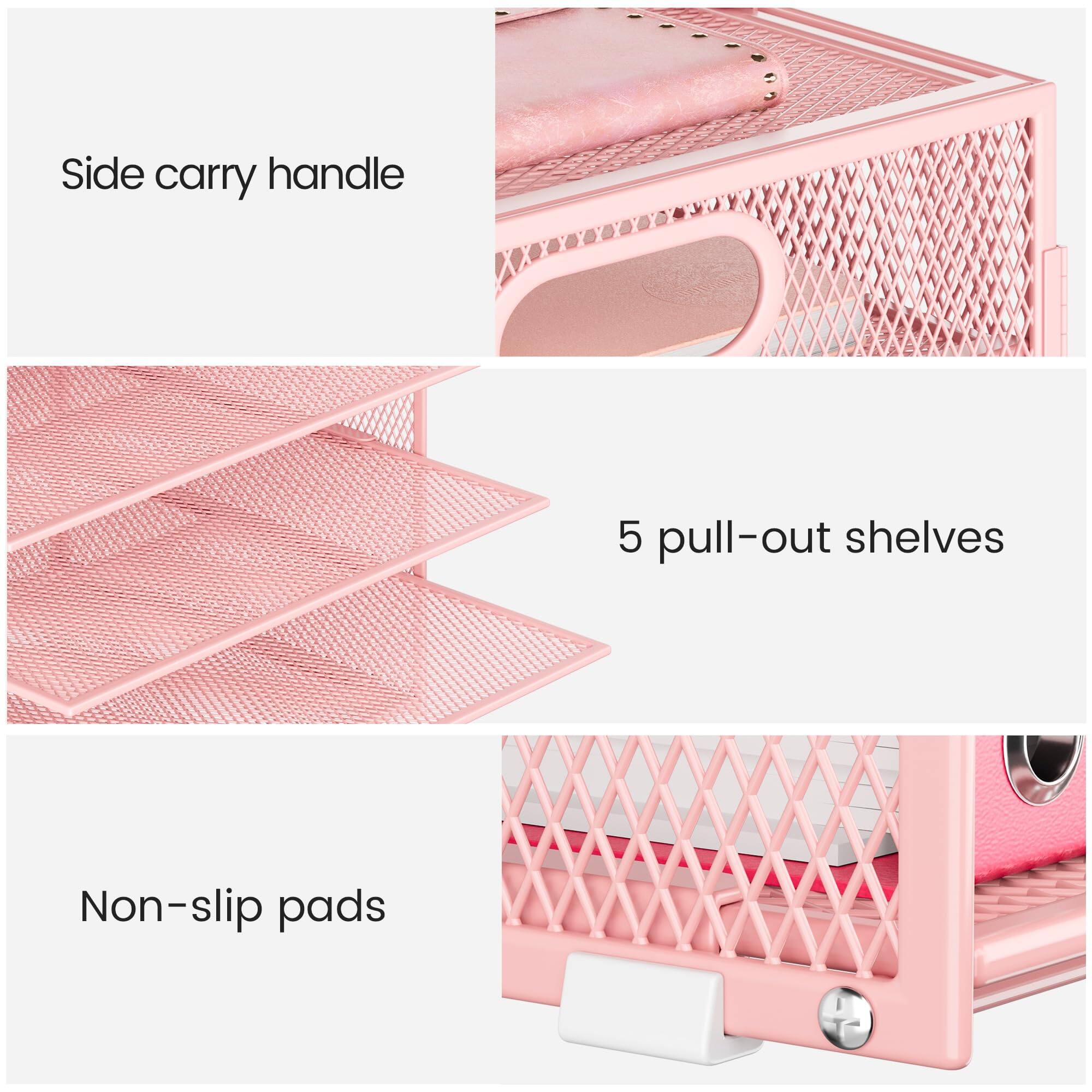 Dapper Styles 8 tier Letter Tray Desk Paper Organizer Mesh File Sorter ...