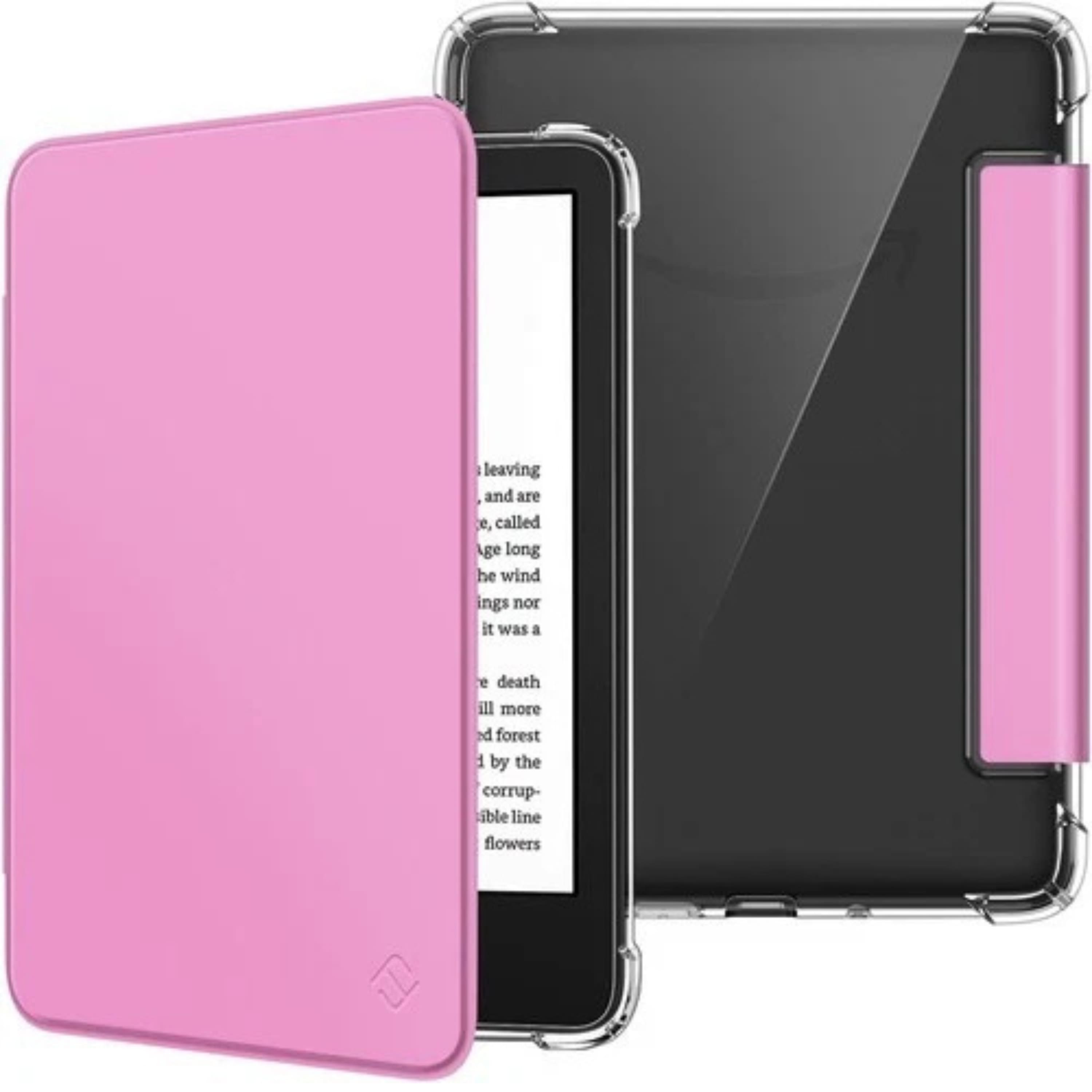 Kitcheniva - Lightweight Clear Slim Case For Kindle 6 Inch 11th Generation - Lilac Pink