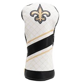 Team Golf - New Orleans Saints Striped Quilted Driver Headcover - Multicolor