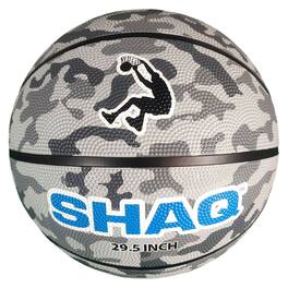 SHAQ - 29.5" Basketball Official Size 7 for Outdoor Indoor Basketball for Street Court Basketball Basketball Spalding - Gray