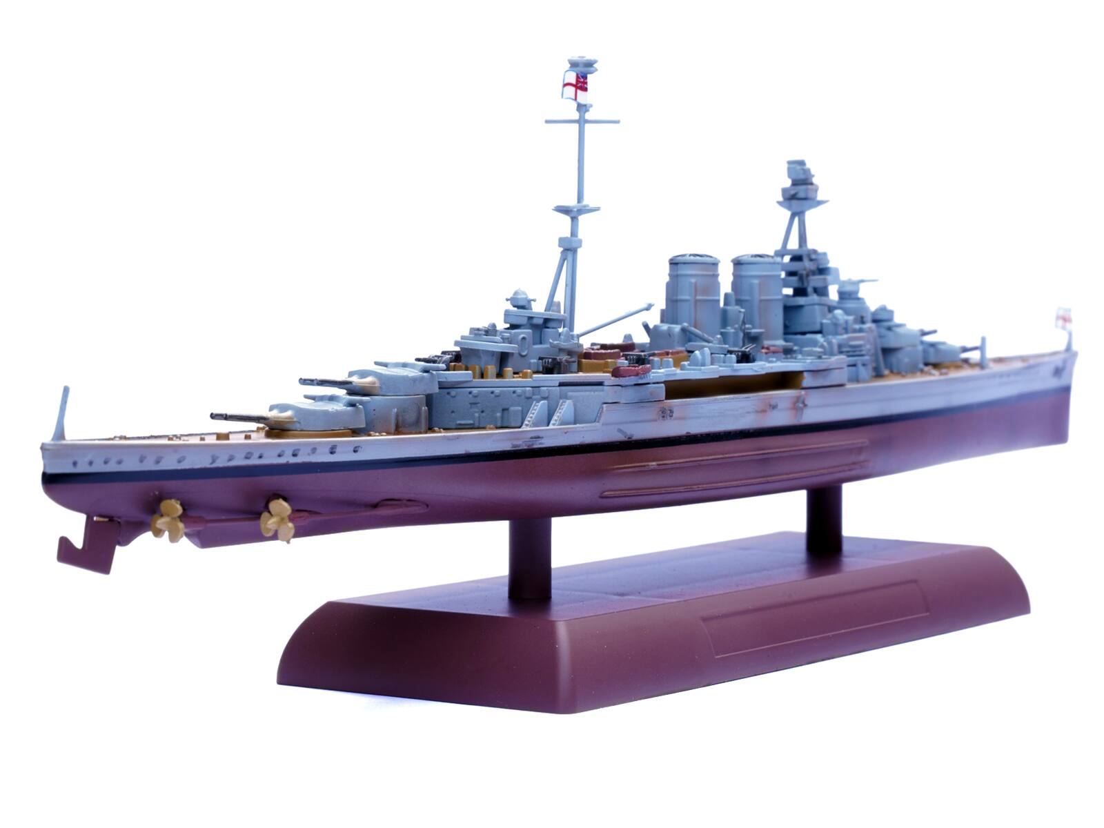 Left. Legion - HMS Hood Battlecruiser "British Royal Navy" 1/1000 Diecast Model by Legion - Multicolor.