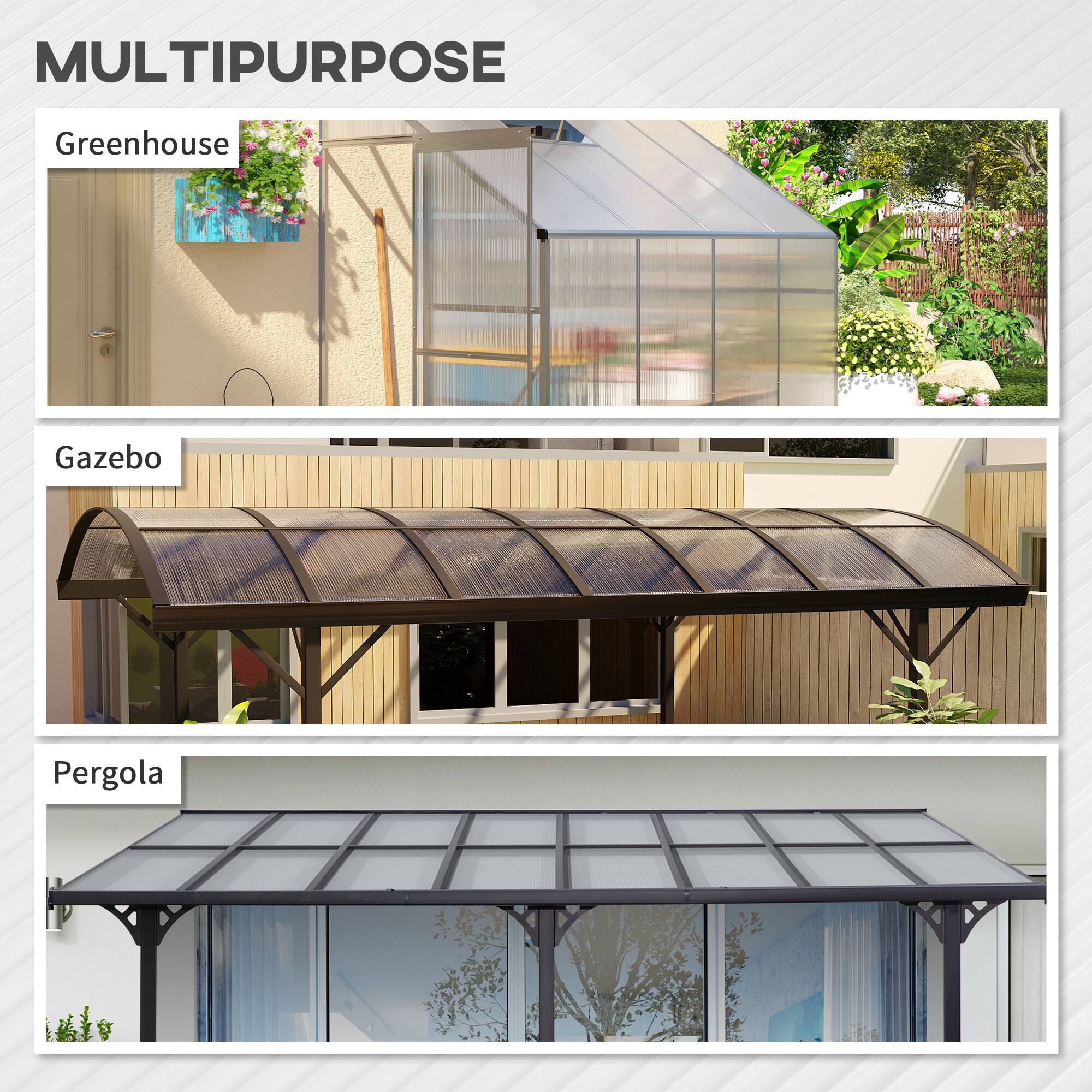 MULTIPURPOSE

Greenhouse

Gazebo

Pergola