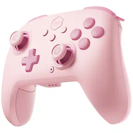 Front. BigBig Won - BIGBIG WON CHOCO Bluetooth Wireless Controller for Switch, PC, Android and iOS - Pink - Pink.
