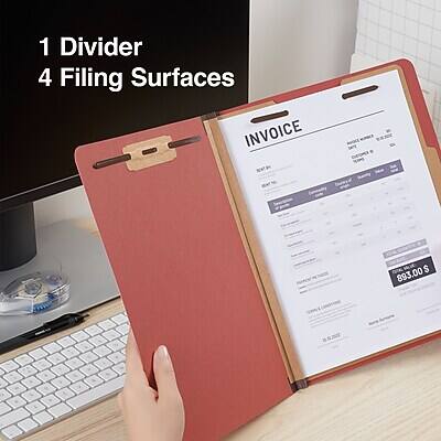 1 Divider  
4 Filing Surfaces  

INVOICE  
$893.00