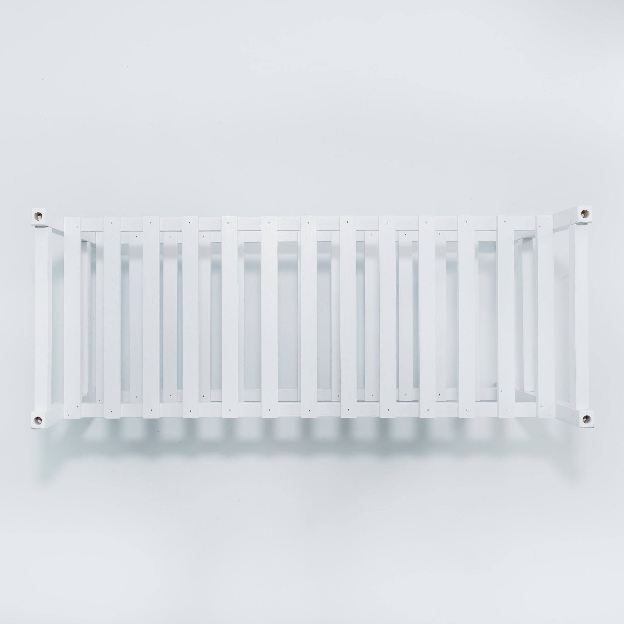 Alt View 4. PJ Wood - PJ Wood Stackable Wood Shoe Rack Organizer Shelf Closet Entryway Bedroom, White - White.